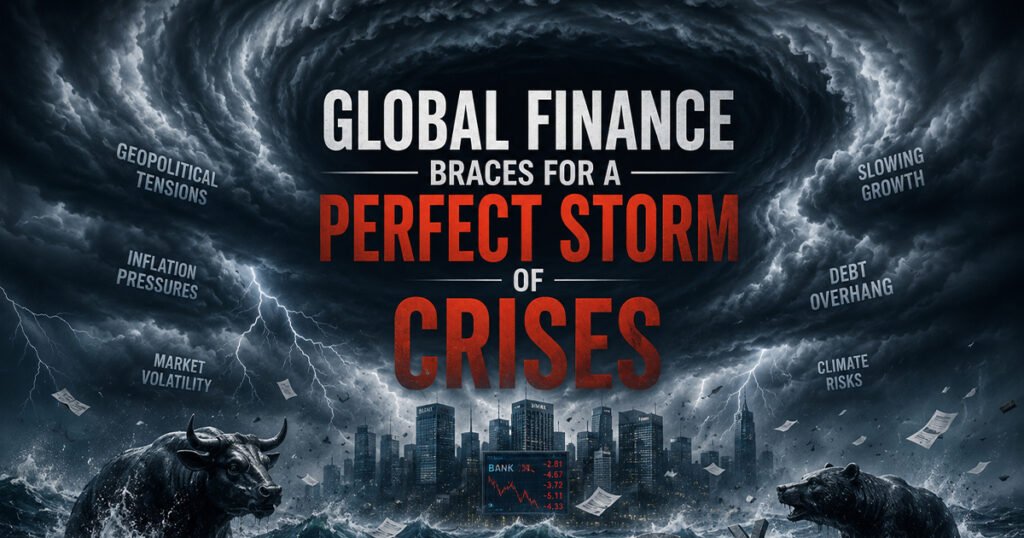 GLOBAL FINANCE BRACES FOR A PERFECT STORM OF CRISES